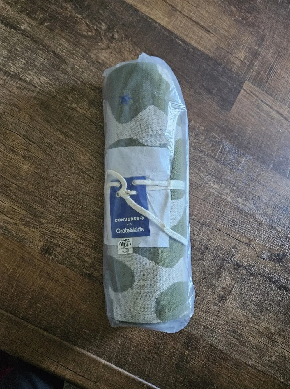 Converse x Crate & Kids Green Camo Blanket